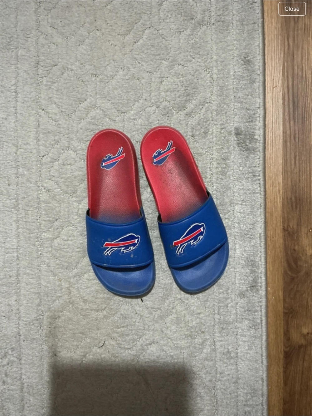 Buffalo Men’s Blue & Red Slide Sandals size 9-10